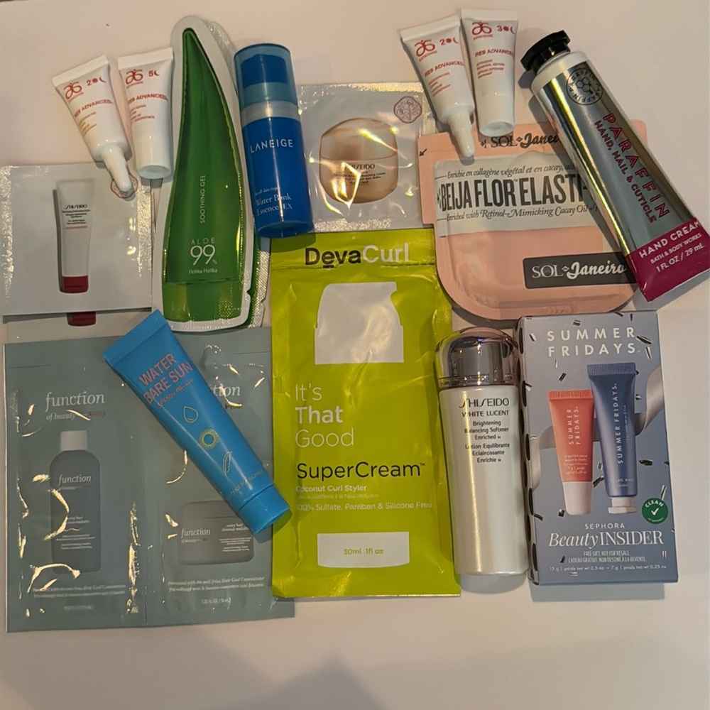 NEW skincare/cosmetic/body/hair sample/travel bundle (#25P)
